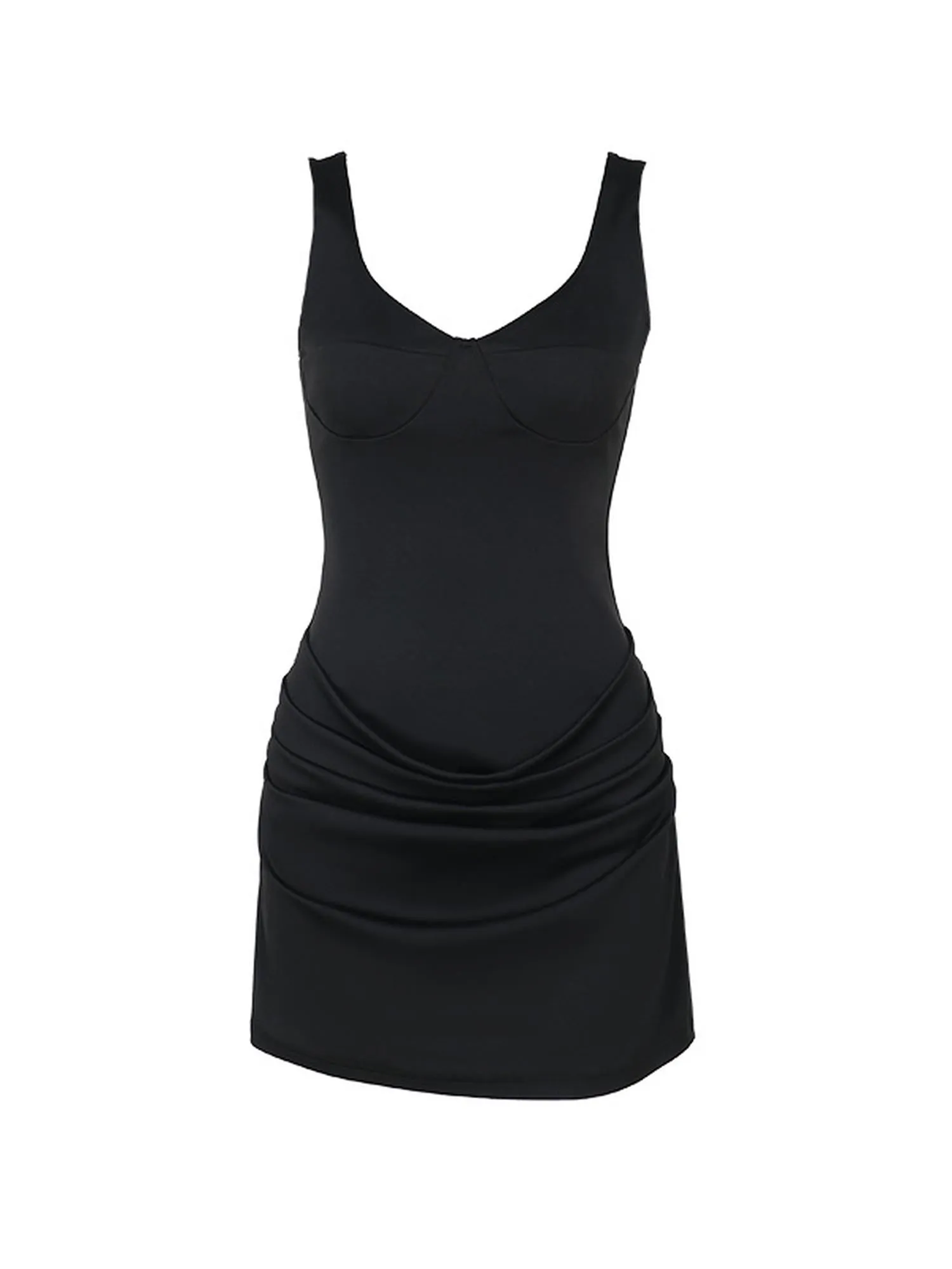 Black Cowl Dress