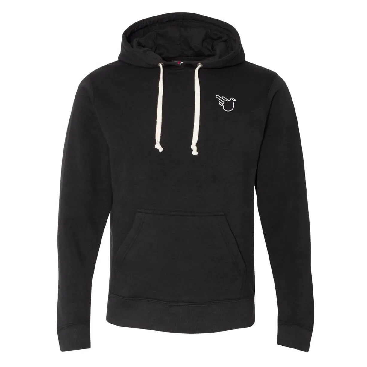 Black Solid Hoodie