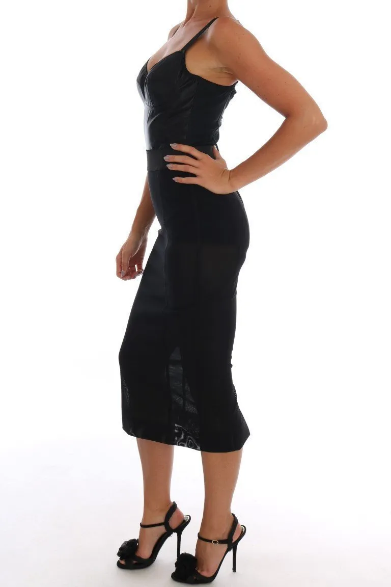 Black Stretch Romper Bodysuit