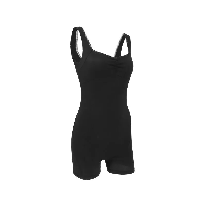 Black Sweetheart Neckline Bodysuit
