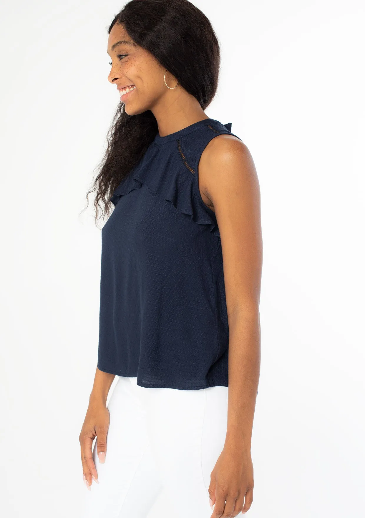 Blue Moon Tie Back Top