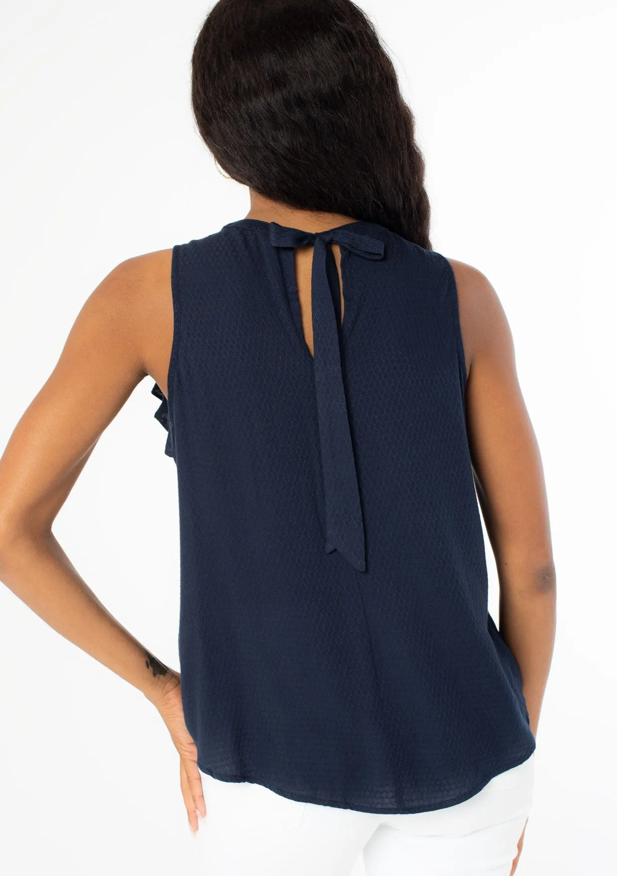 Blue Moon Tie Back Top