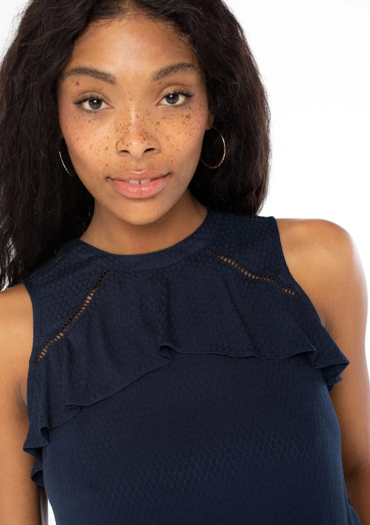 Blue Moon Tie Back Top
