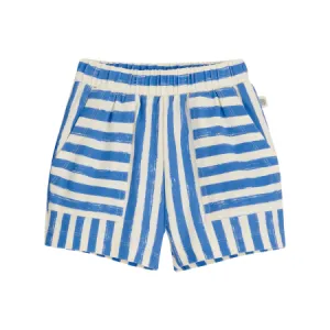 Blue Stripe Shorts