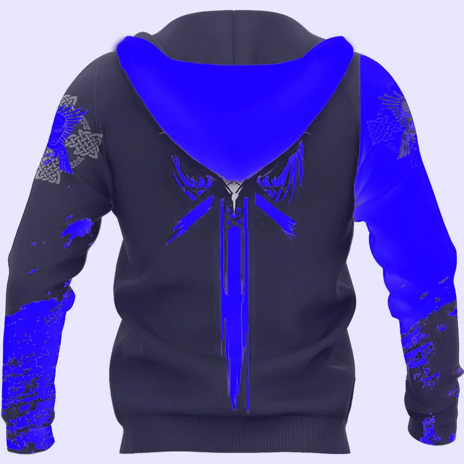 Blue Viking Hoodie – Mjolnir