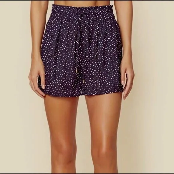 Blue Life Polka Dot Cassandra Shorts NWT.