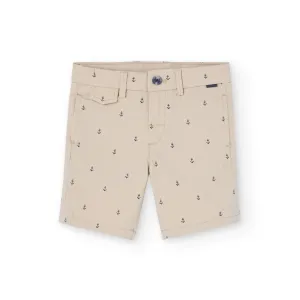 Boboli Beige Print Shorts