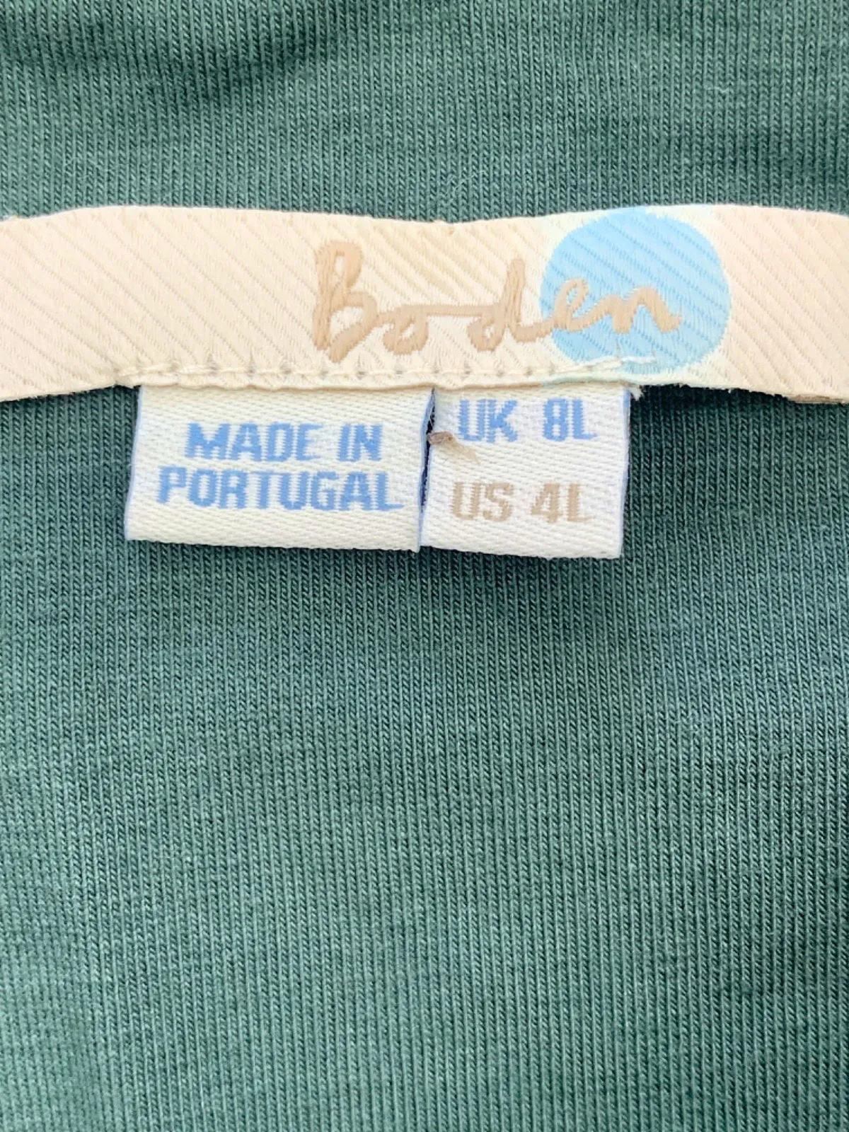 Boden Green Ruched Midi Dress UK 8L