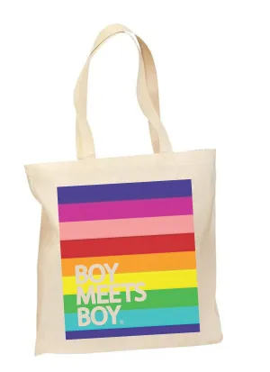 BOY MEETS BOY® Pride Script Tote