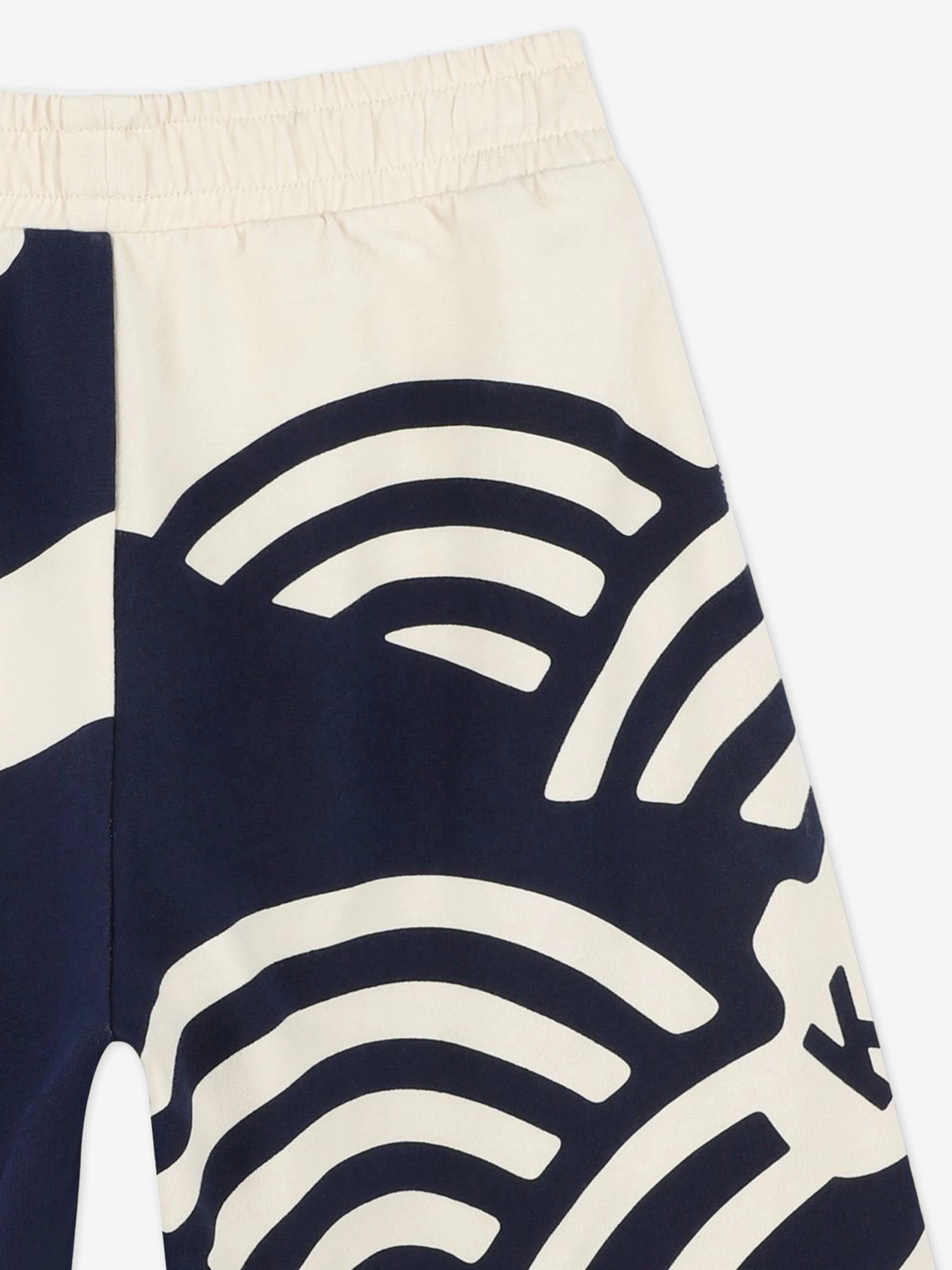 Boys Logo Bermuda Shorts in Beige