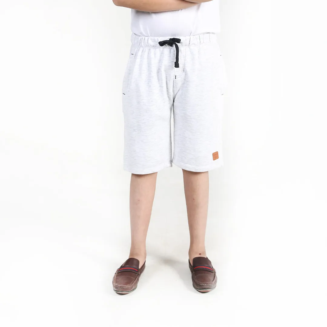 Boys Oatmail Terry Shorts