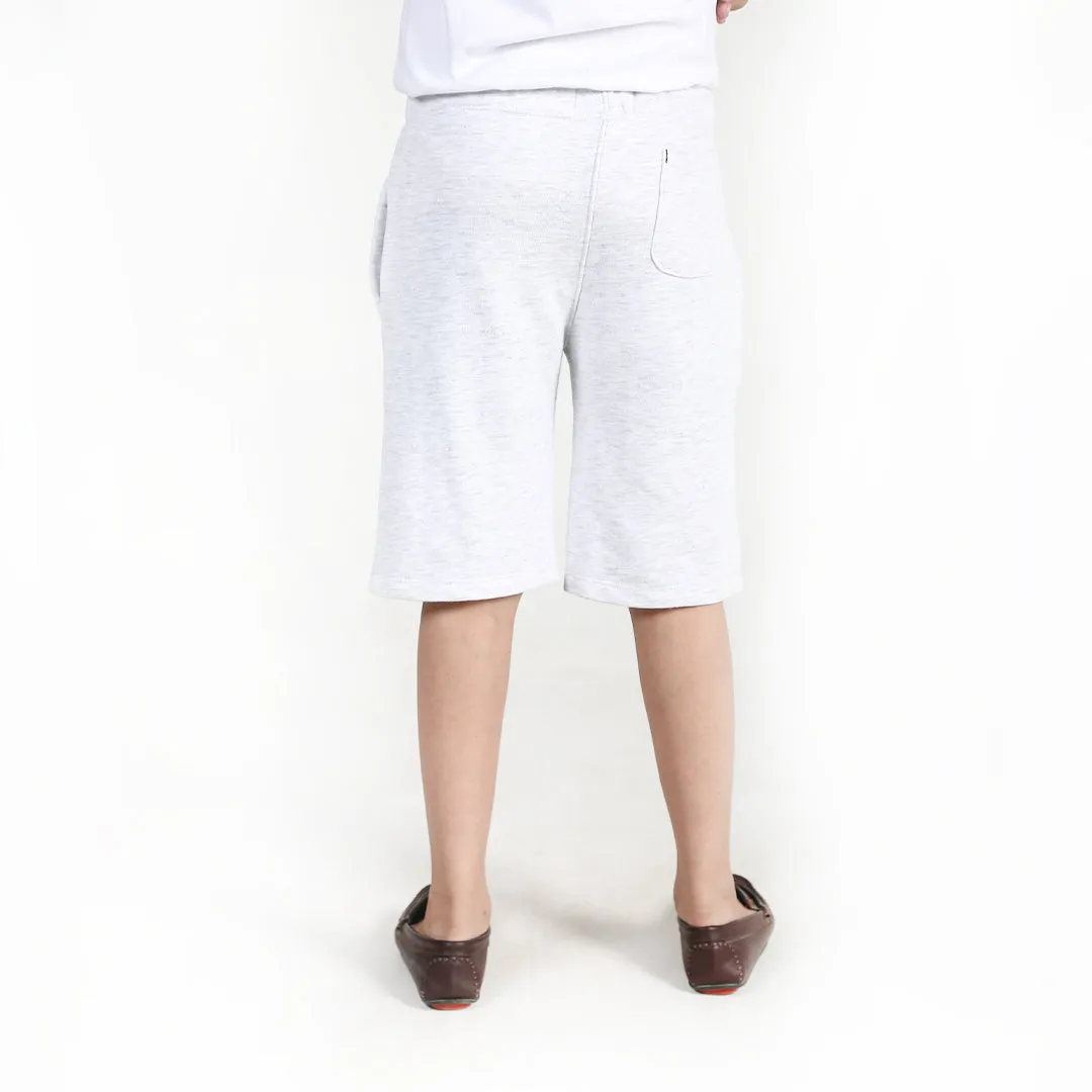 Boys Oatmail Terry Shorts