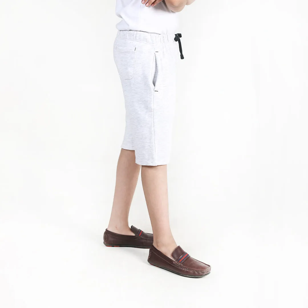 Boys Oatmail Terry Shorts