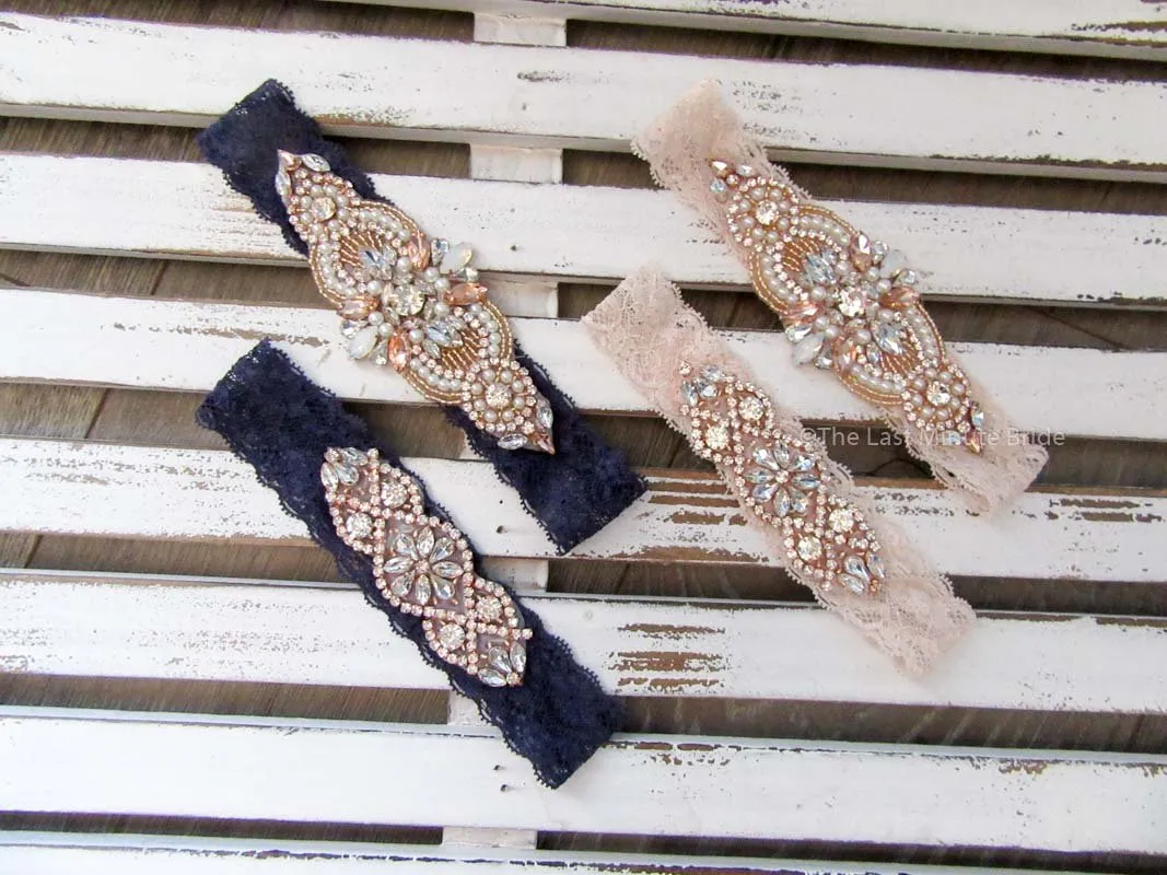 Bridal Garter Style: Moonlight Serenade (Set)