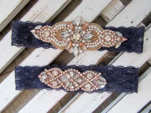 Bridal Garter Style: Moonlight Serenade (Set)