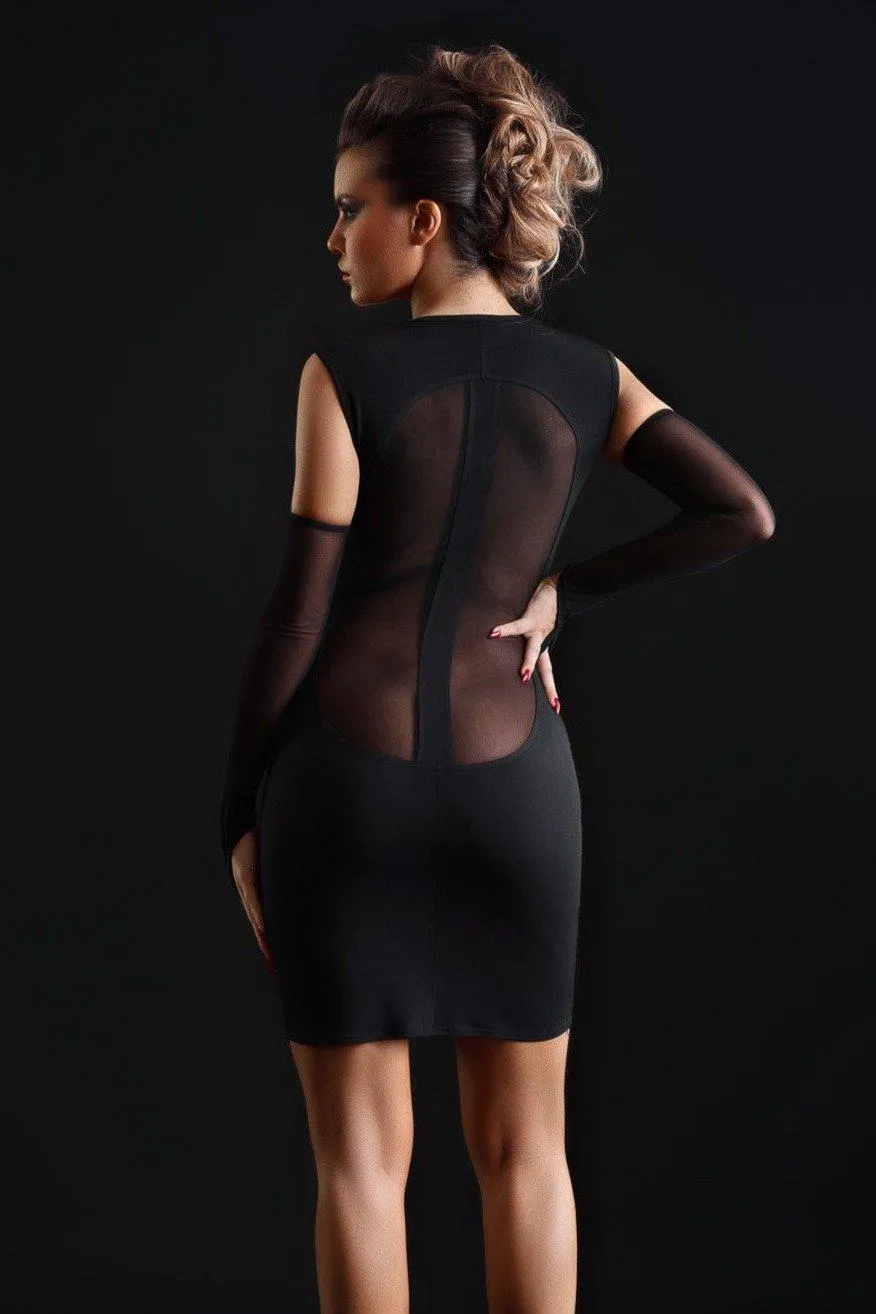 Brittany lycra dress Fetish Dresses | Black Lycra