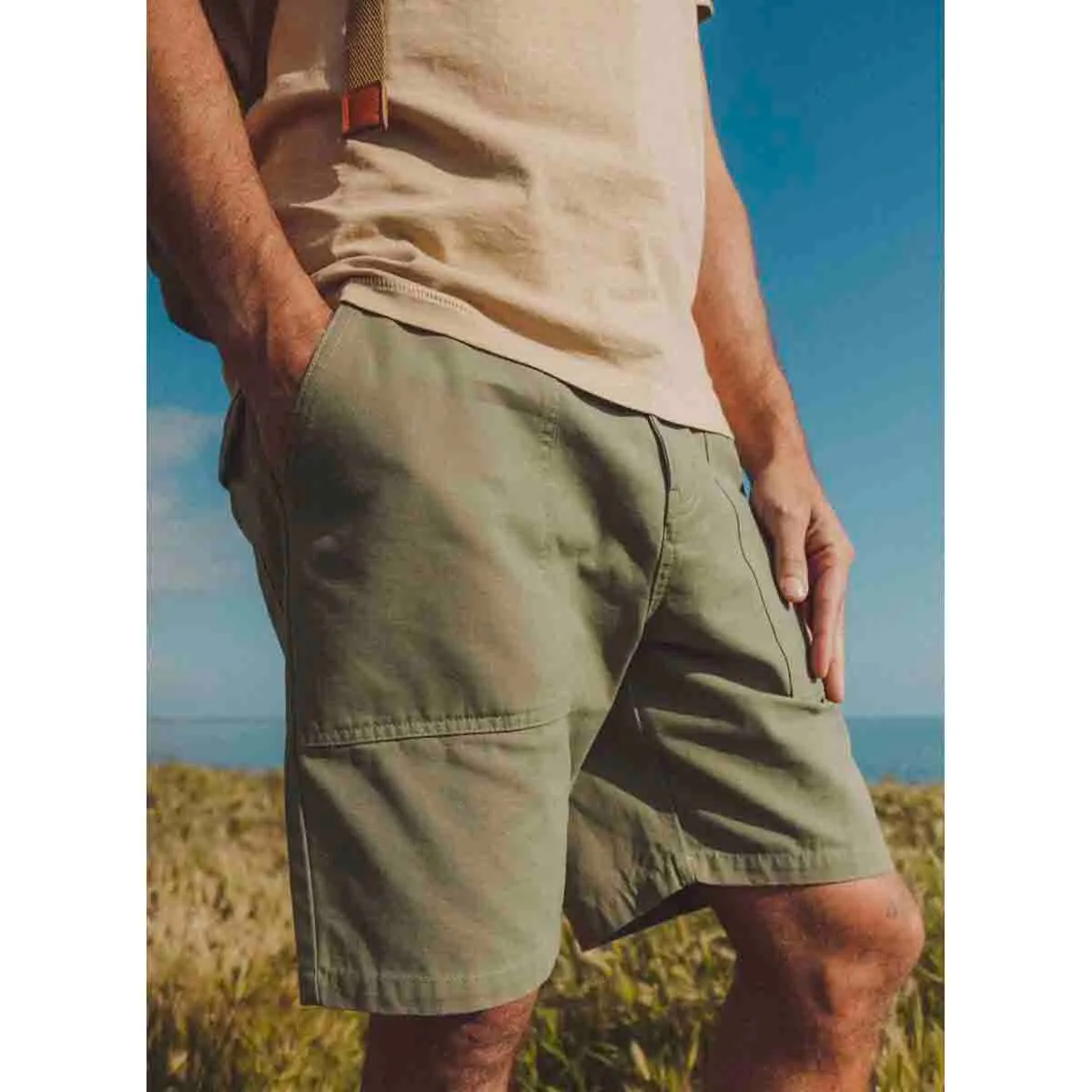 Brixton - Surplus Shorts Washed Olive Surplus