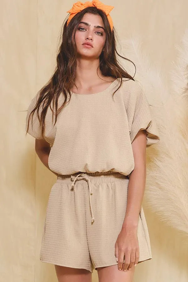 Bubble Hem Top Set
