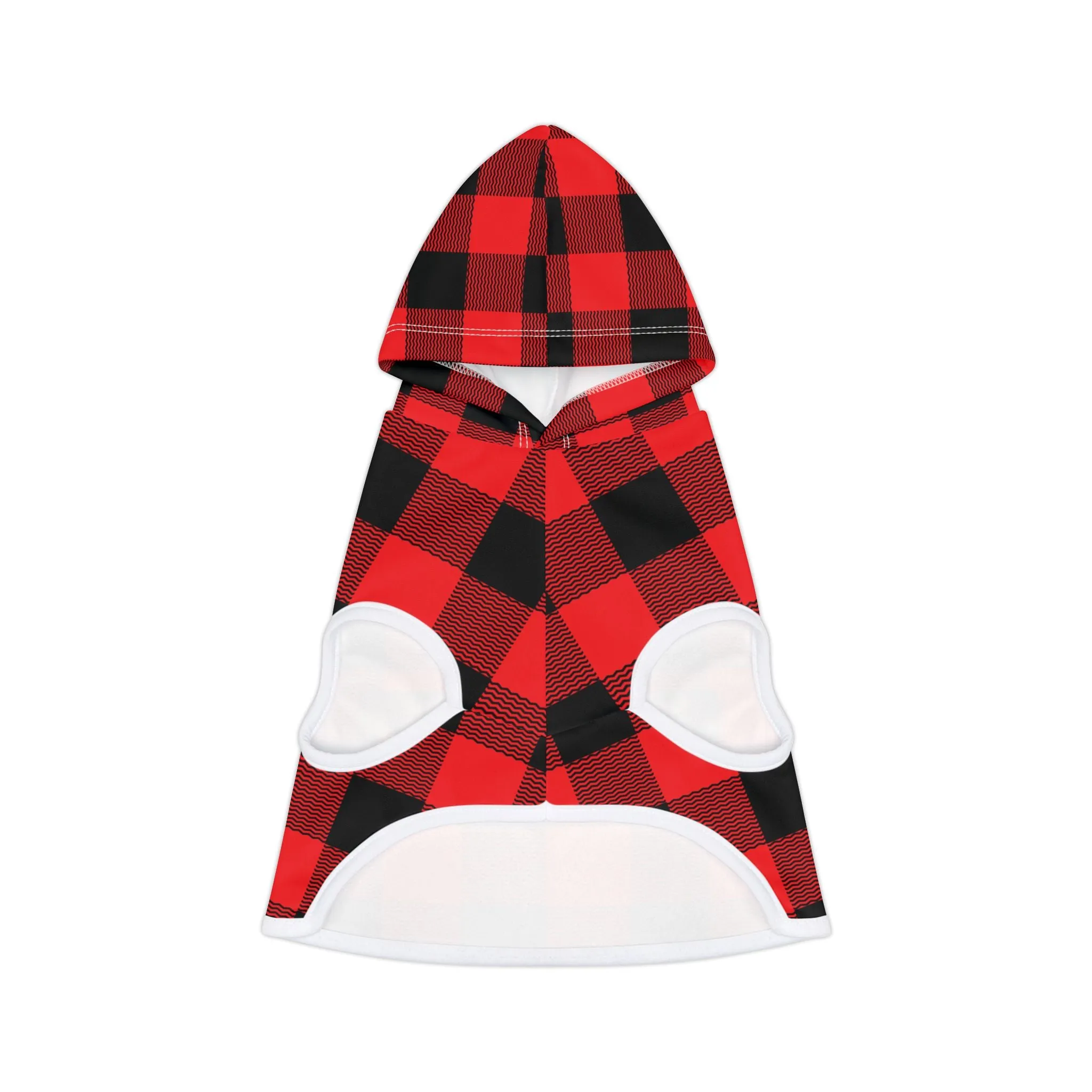 Buffalo Plaid Personalized & Custom Pet Hoodie - Custom Pet Apparel