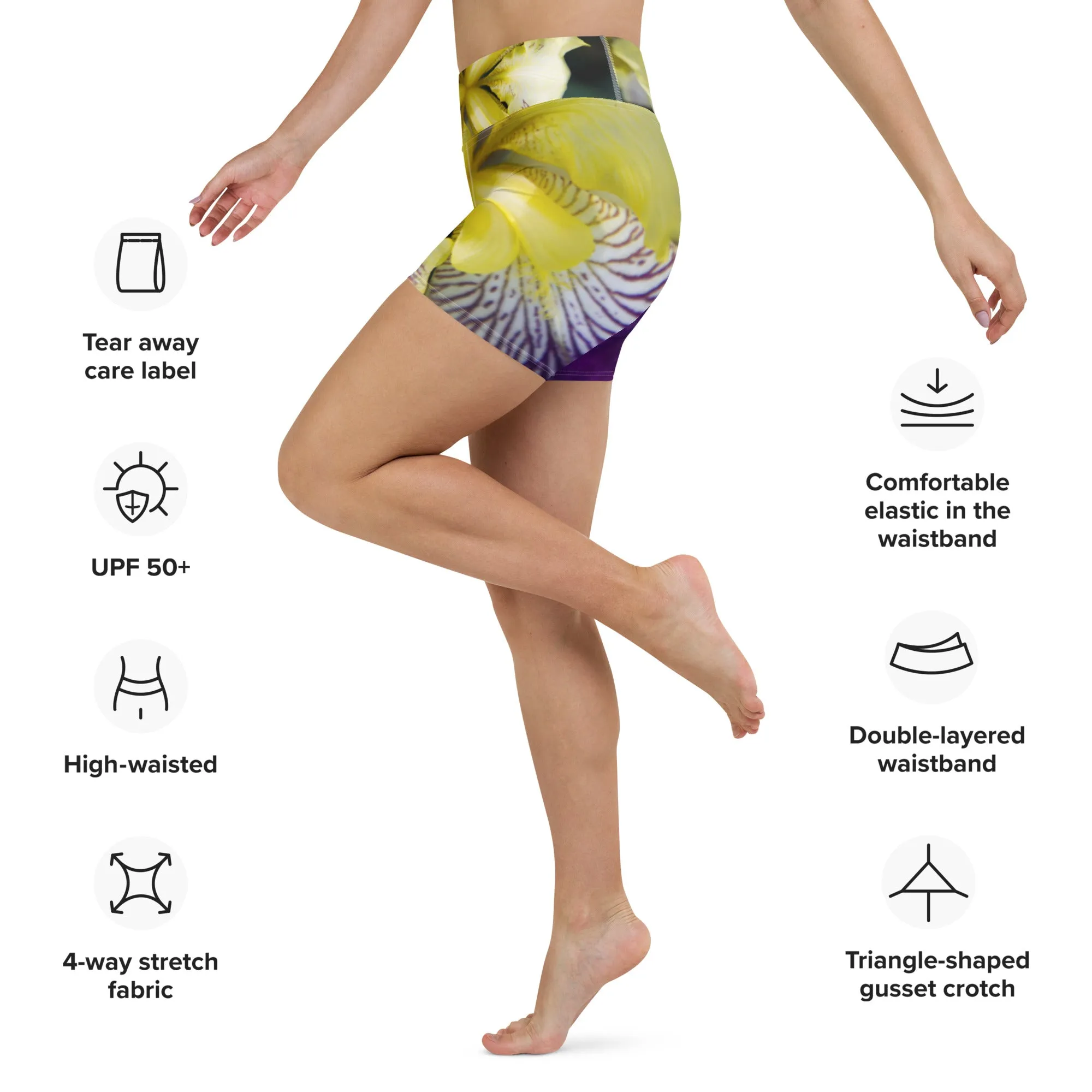 Butter Iris Yoga Shorts