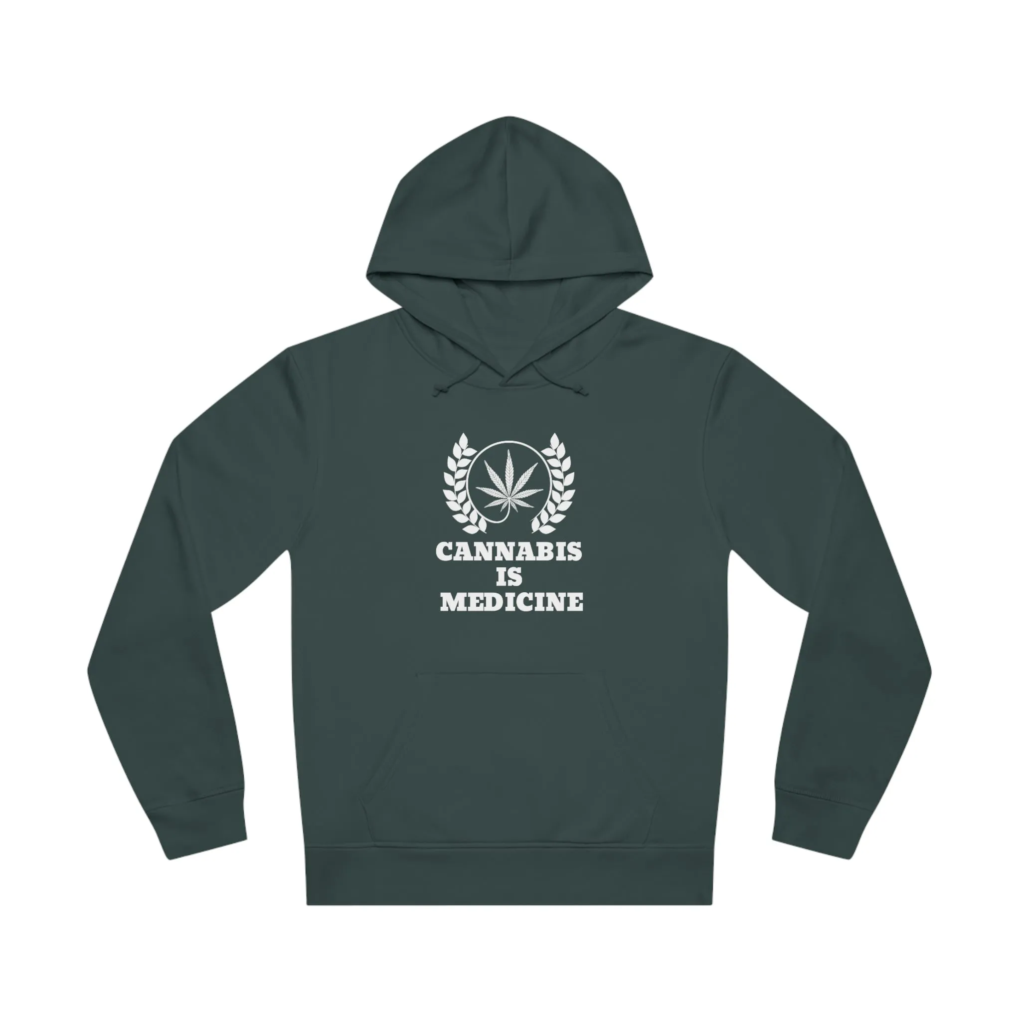 Cannabis Is Medicine Unisex Drummer Hoodie