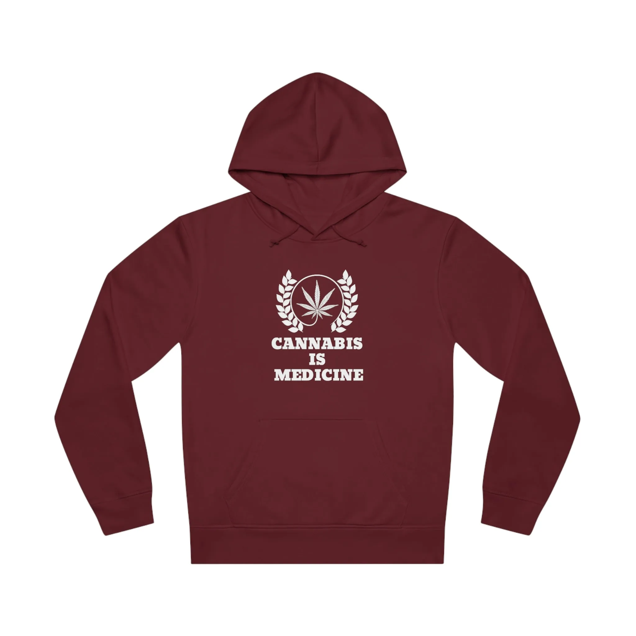 Cannabis Is Medicine Unisex Drummer Hoodie
