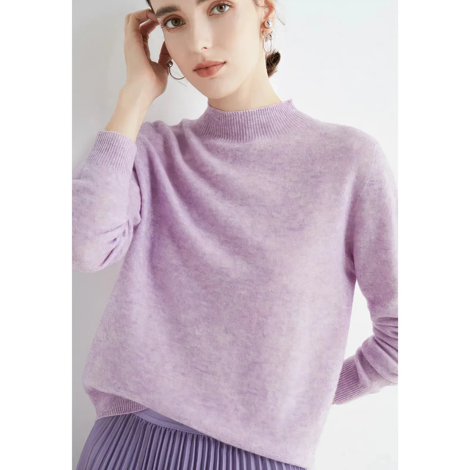 Cashmere knit sweater - Yelena