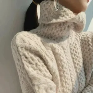 Cashmere Turtleneck Sweater for Women - Selin