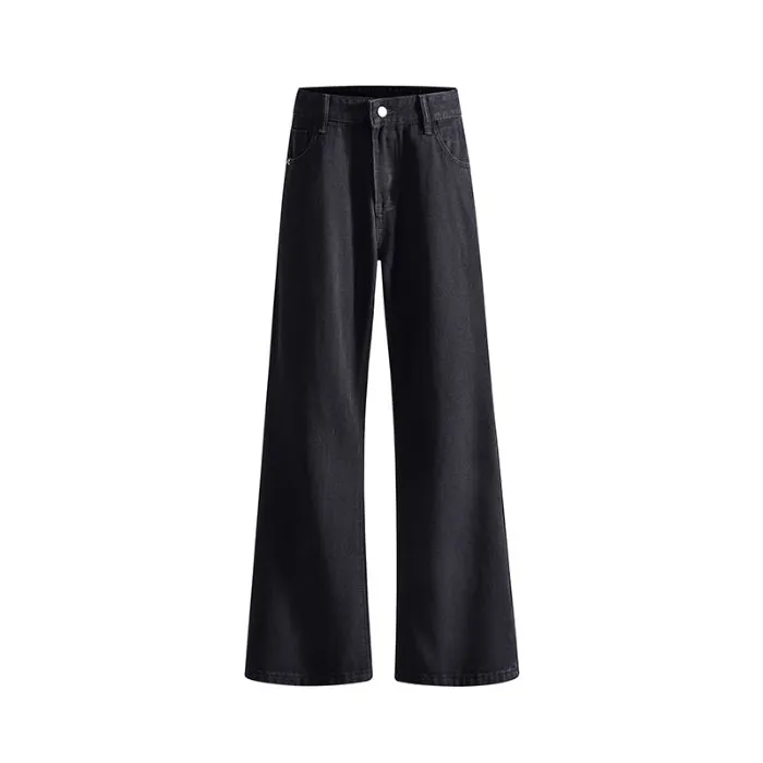 Casual Loose Straight Leg Jeans with Versatile Style