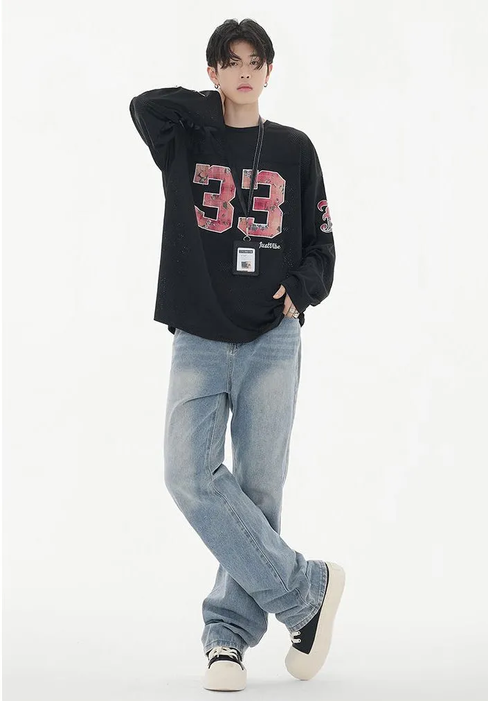 Casual Loose Straight Leg Jeans with Versatile Style