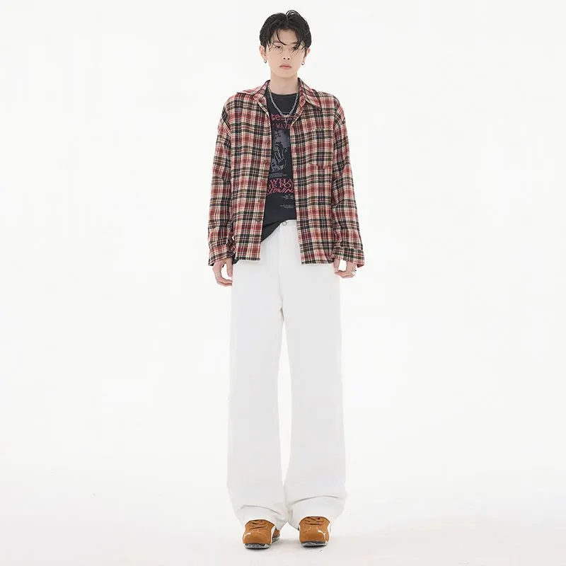 Casual Loose Straight Leg Jeans with Versatile Style