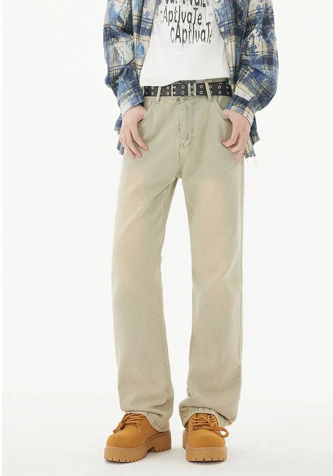 Casual Loose Straight Leg Jeans with Versatile Style