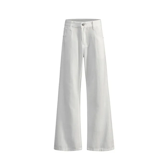 Casual Loose Straight Leg Jeans with Versatile Style
