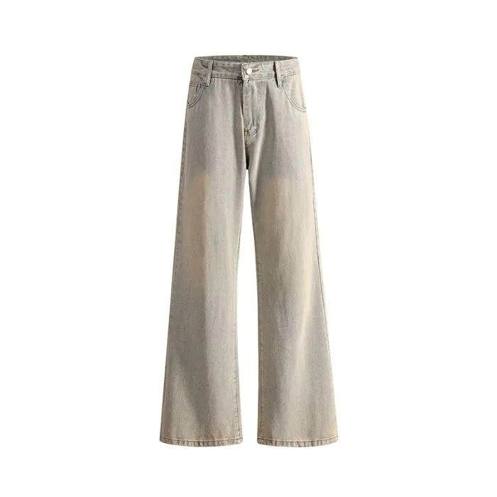 Casual Loose Straight Leg Jeans with Versatile Style