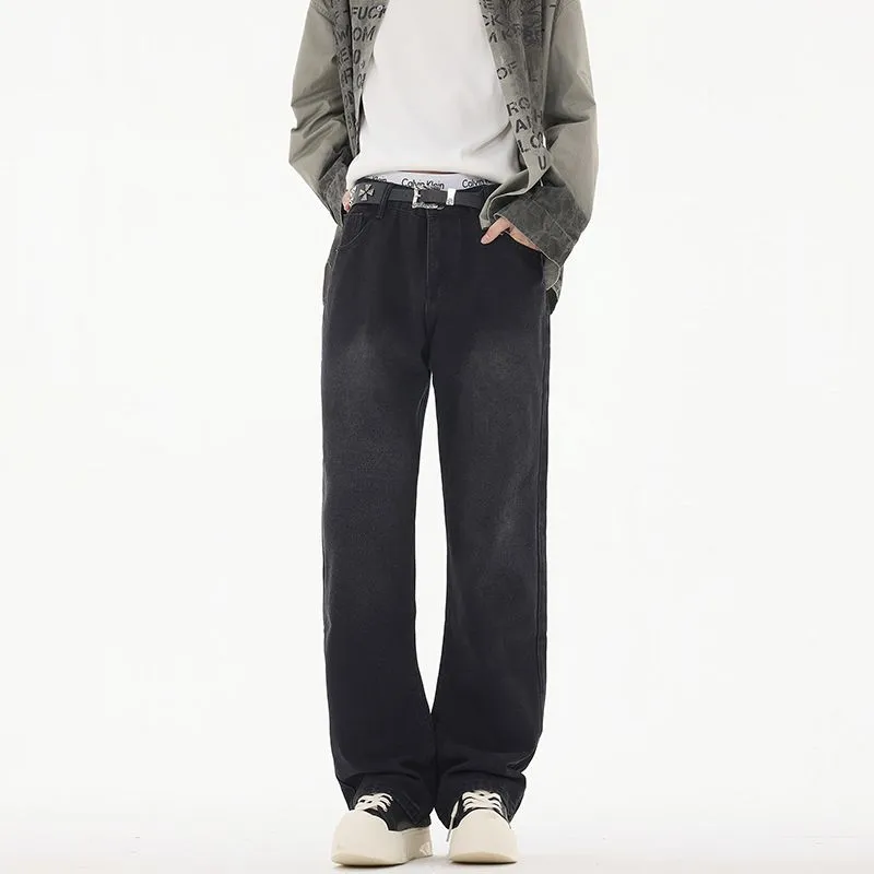 Casual Loose Straight Leg Jeans with Versatile Style