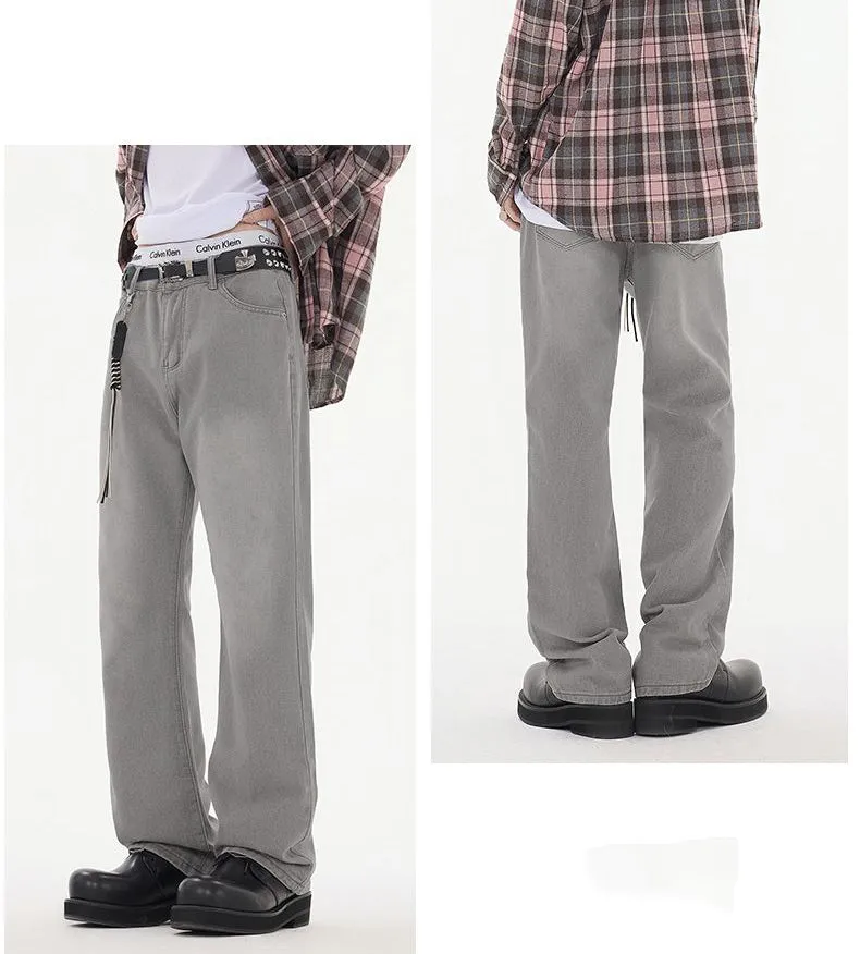 Casual Loose Straight Leg Jeans with Versatile Style