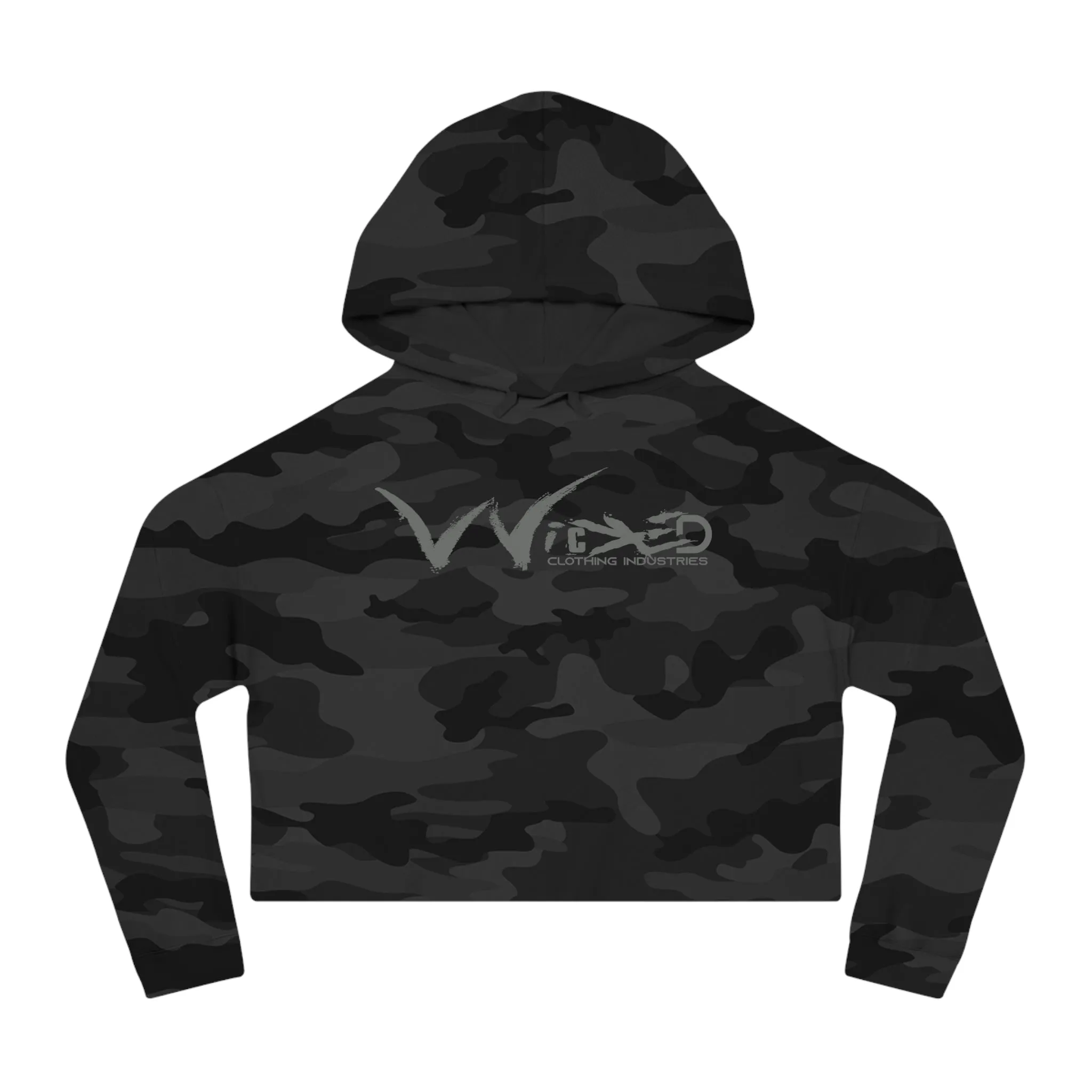 Chaos Cropped Hoodie