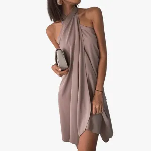 Chic Halter Neck Dress for Effortless Elegance