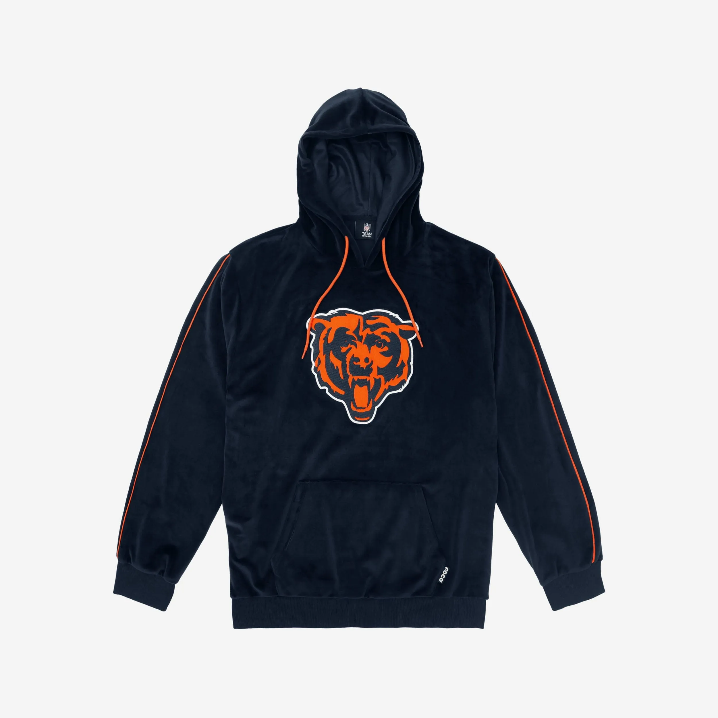 Chicago Bears Velour Hooded Sweatshirt