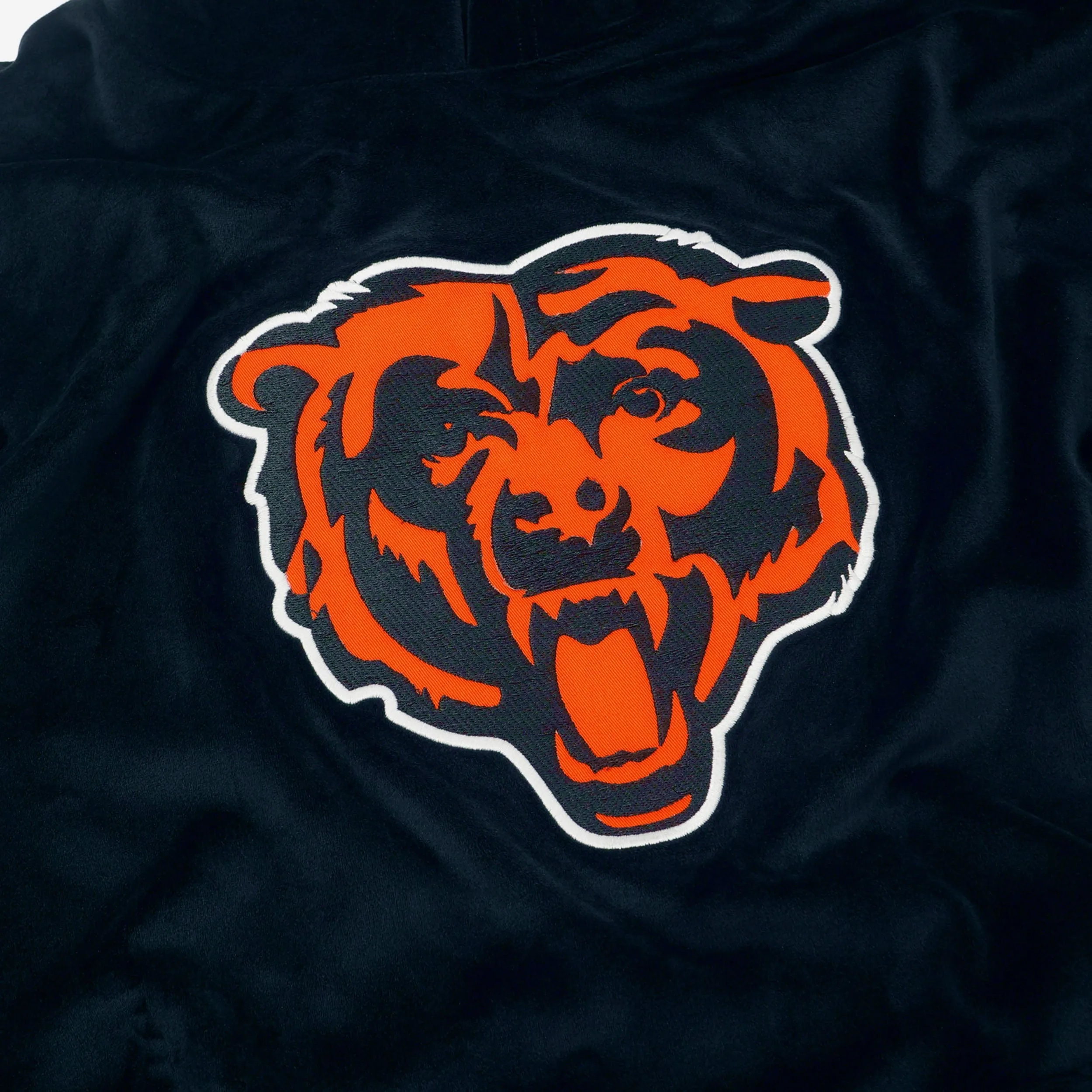 Chicago Bears Velour Hooded Sweatshirt