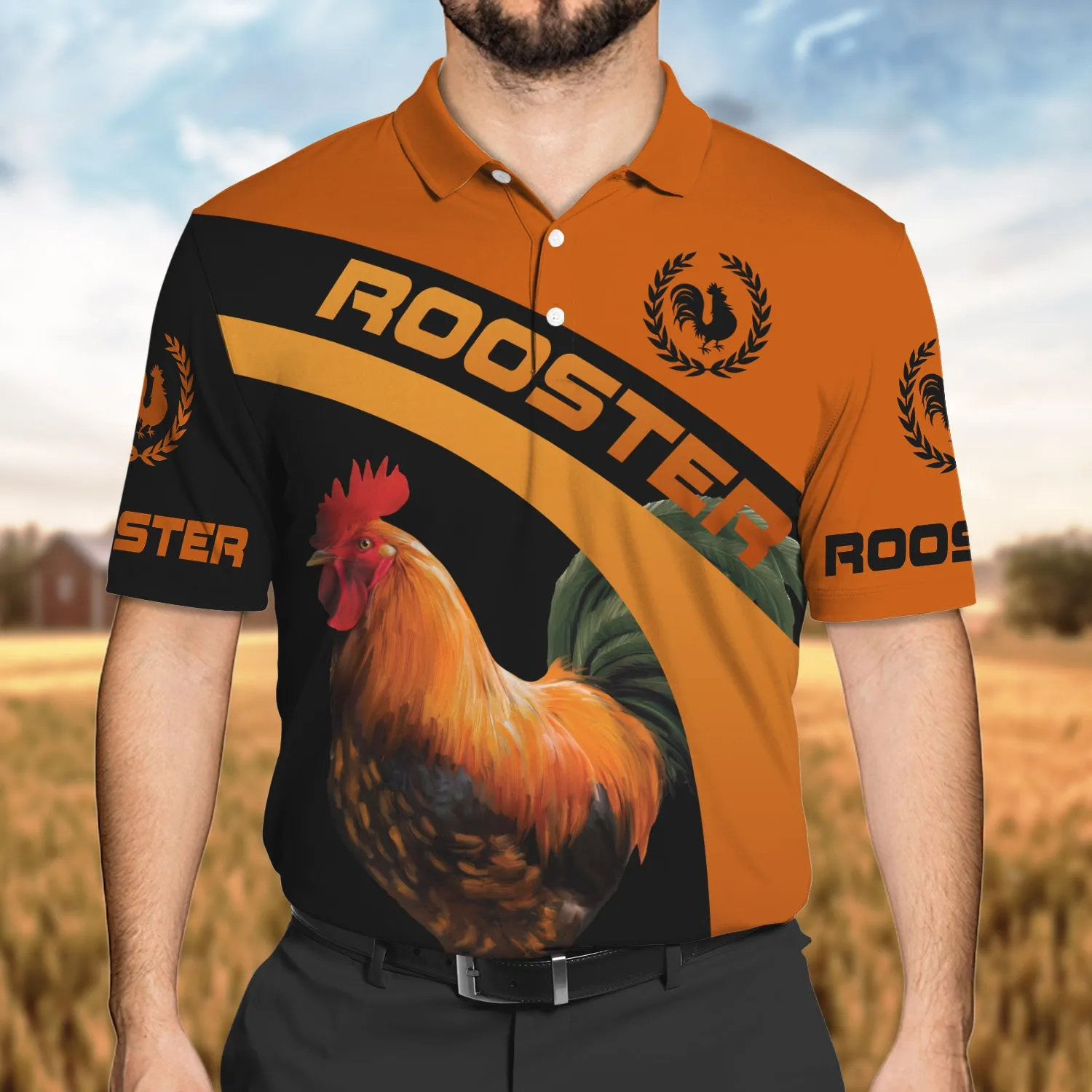 Chickens Rooster 3D Funny Hoodies Gifts For Country Men - Farmer Life Chicken Lover Shirt - NTQ