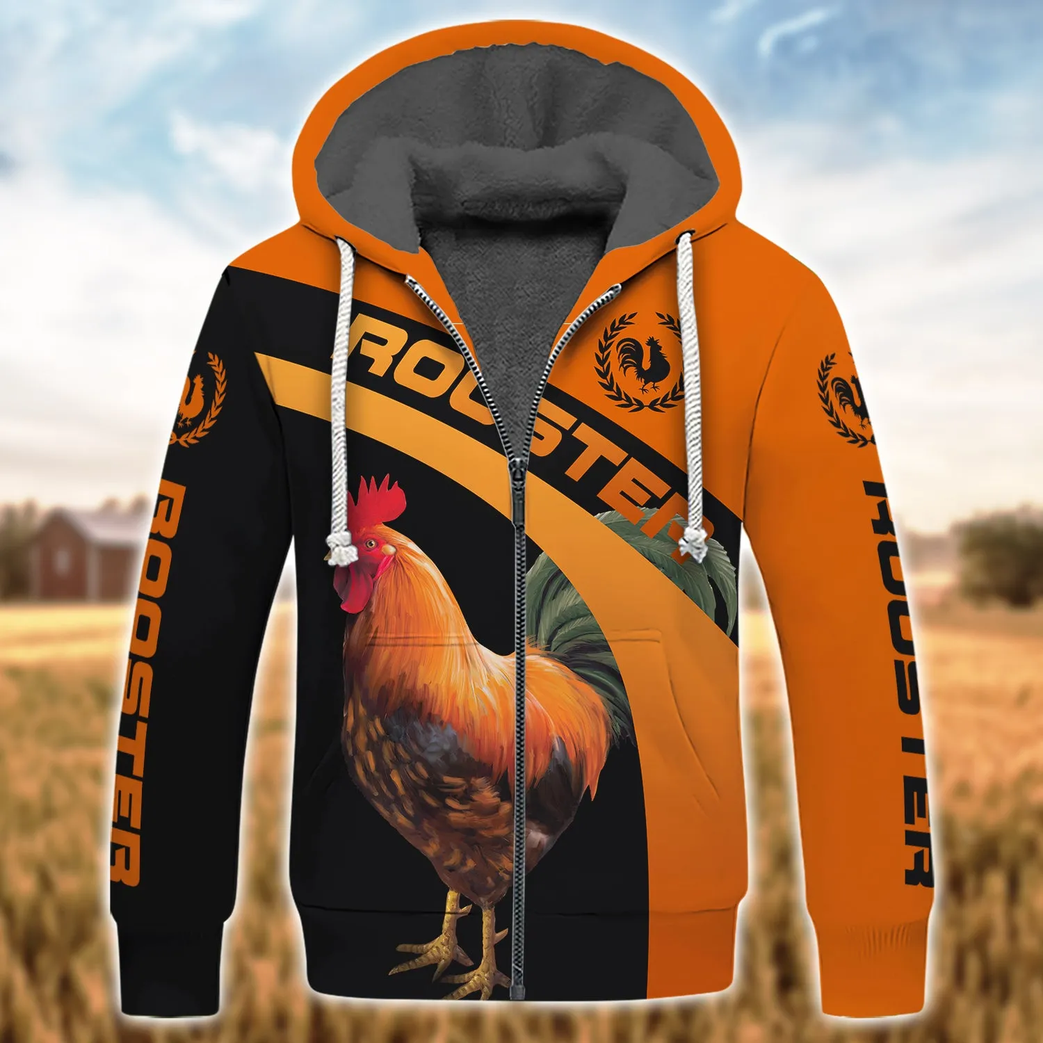 Chickens Rooster 3D Funny Hoodies Gifts For Country Men - Farmer Life Chicken Lover Shirt - NTQ