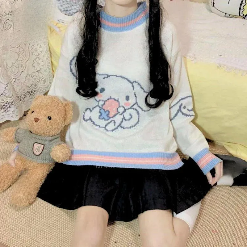 Cinnamoroll Strawberry Knitted Sweater