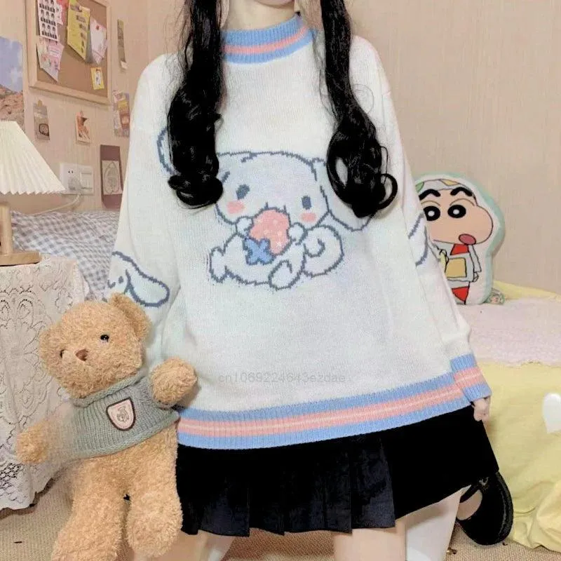 Cinnamoroll Strawberry Knitted Sweater