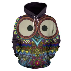 Colorful Owl Unisex Hoodie