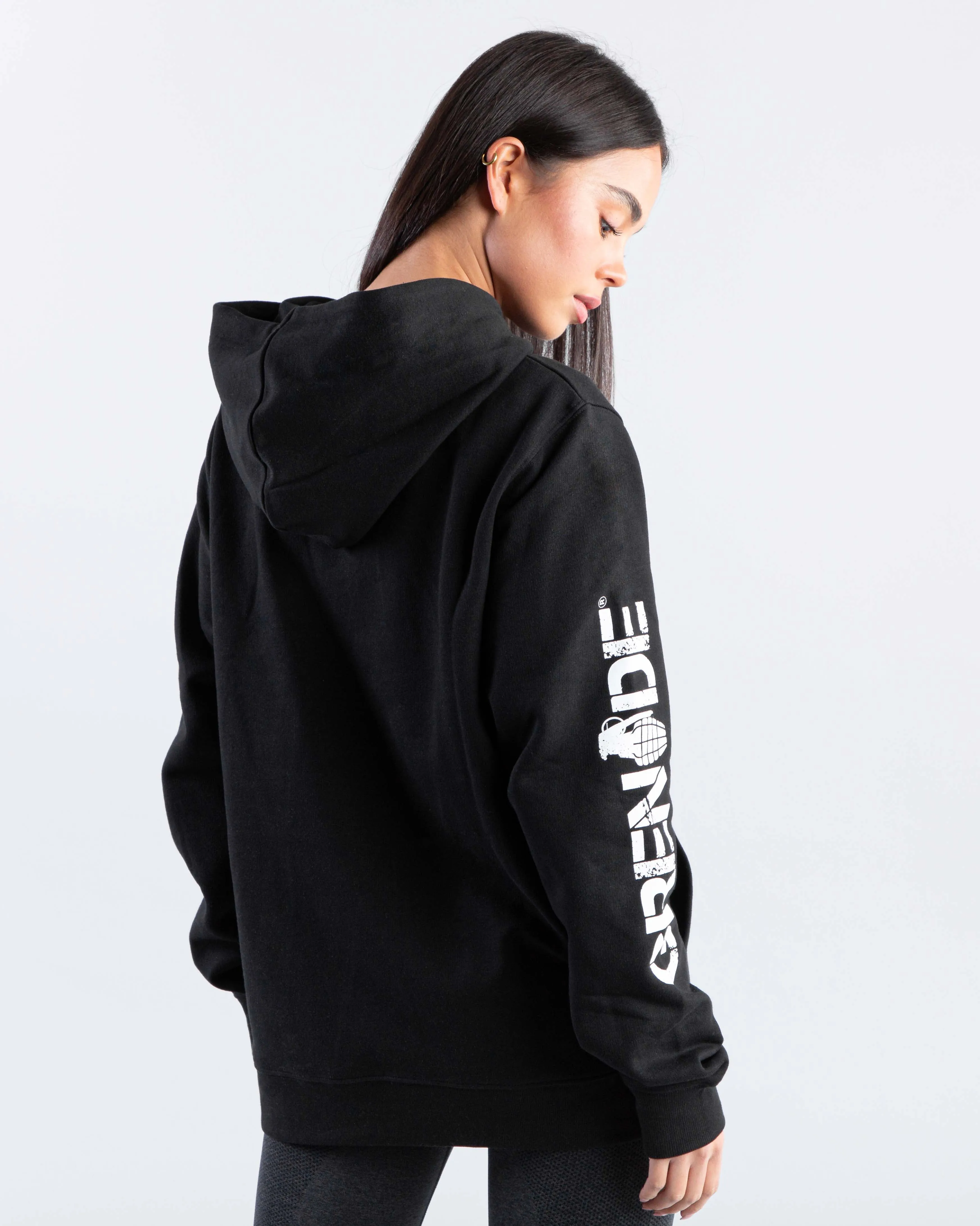 Core Hoodie - Black / White