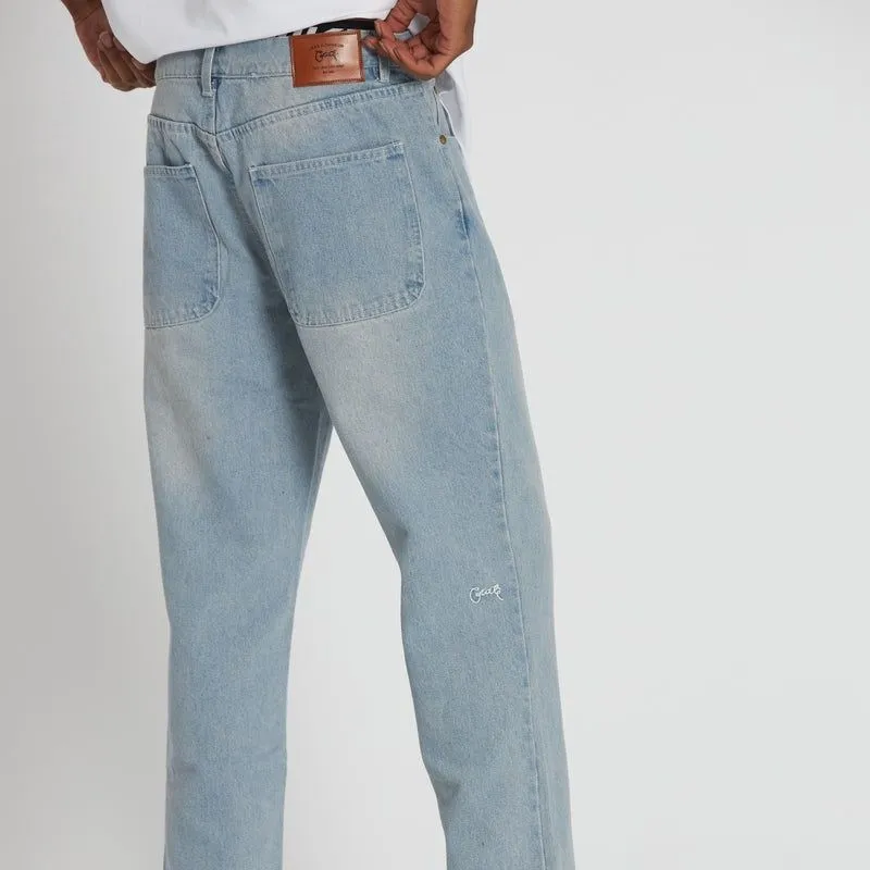 CRATE Loose Fit Denim Jeans - Light Blue
