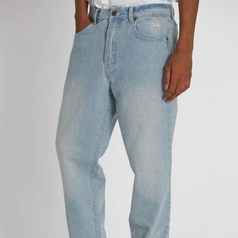 CRATE Loose Fit Denim Jeans - Light Blue