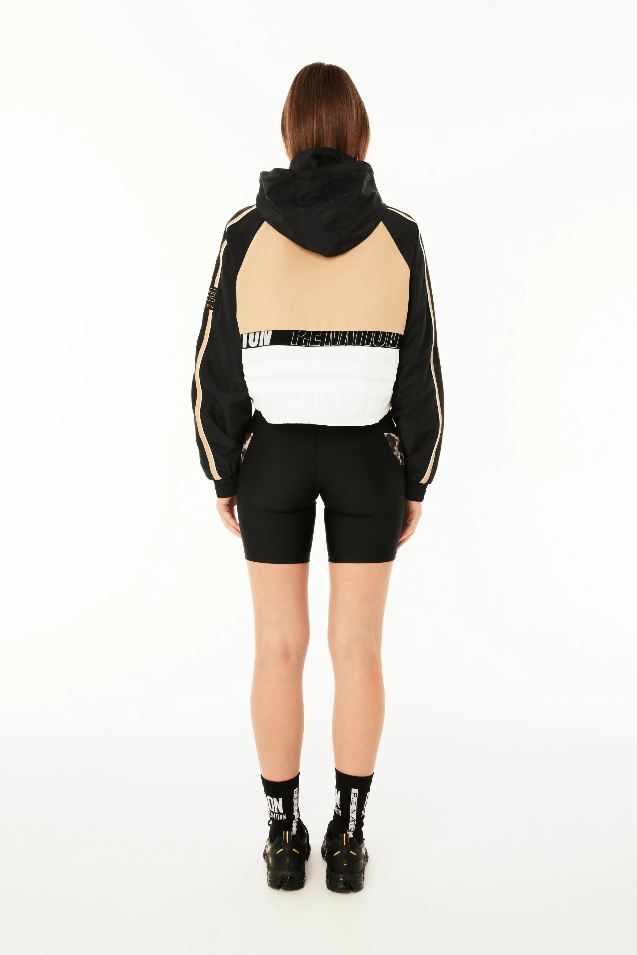Cropped Man Down Jacket in Recycled Polyester