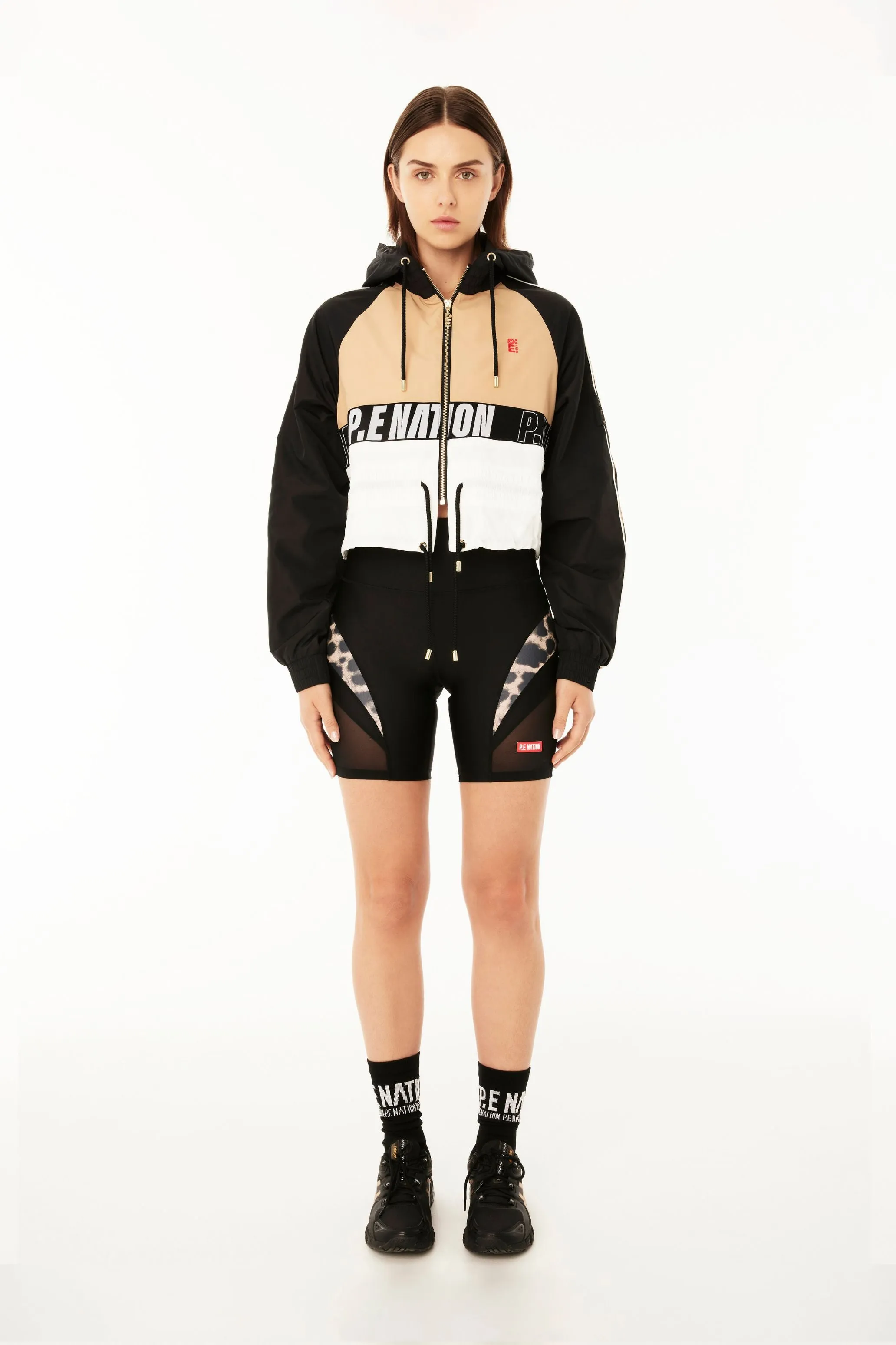 Cropped Man Down Jacket in Recycled Polyester